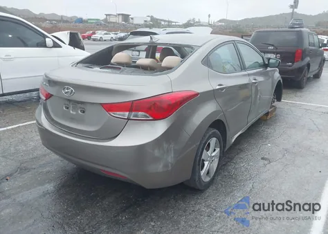 2013 Hyundai Elantra Gls from USA, damaged, VIN 5NPDH4AE4DH326842